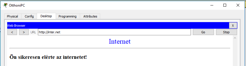 Internet tesztelése