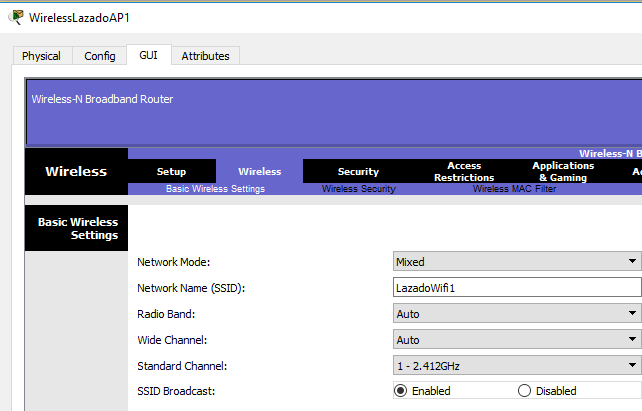 WirelessLazado1 Router