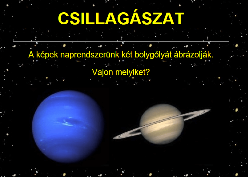 Neptunusz bemutatása feladat