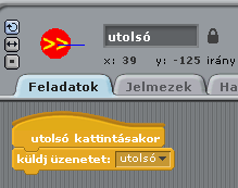 Utols gomb feladata